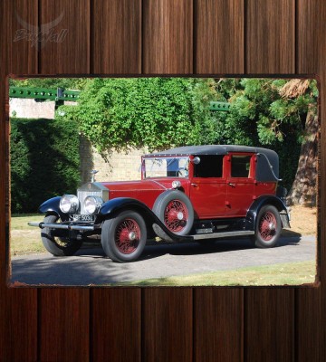 Металлическая табличка Rolls-Royce Phantom 40 50 HP Sedanca De Ville by Locke & Co (I)